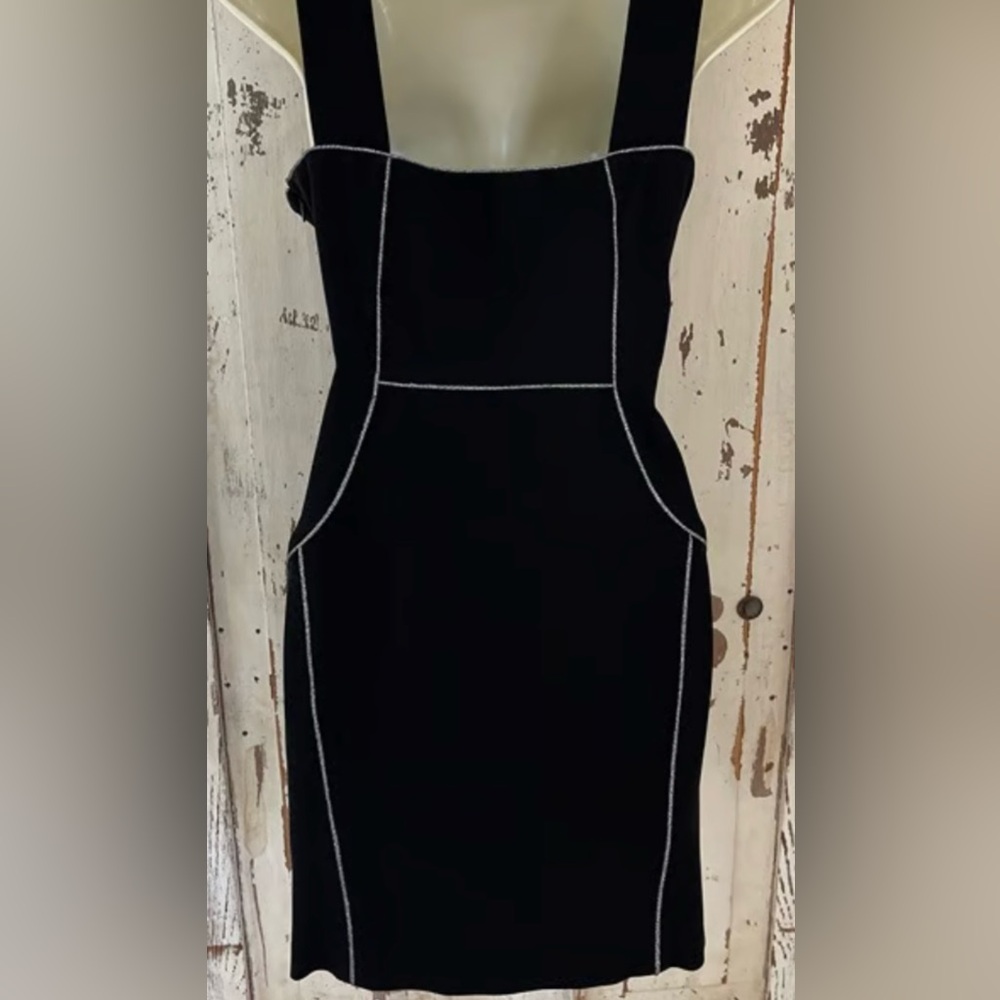 Ports 1961 Black Dress with Silver Accents